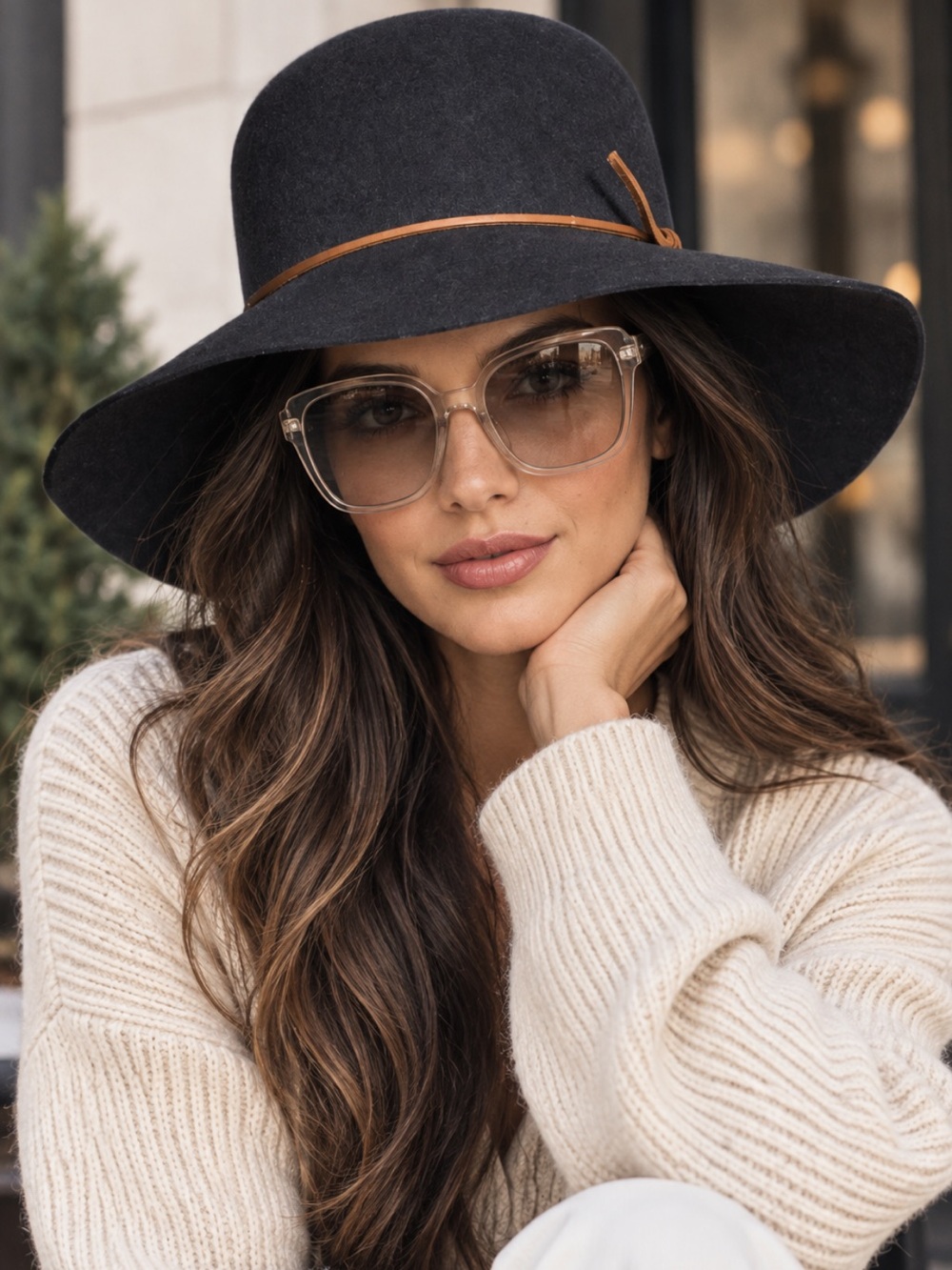 Rag & Bone - Dunaway Hat in Black ~ Excellent